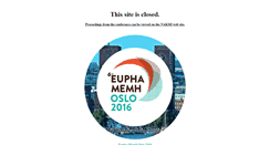 Desktop Screenshot of eupha-migranthealthconference.com
